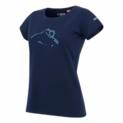 Regatta Womens/Ladies Breezed V Mountain T-Shirt - 22 UK, Navy