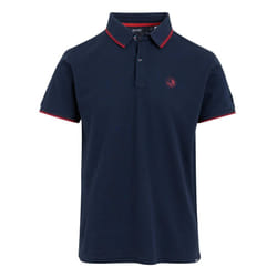 Regatta Mens Tadeo II Tipped Polo Shirt - XXL, Navy/Poppy Red