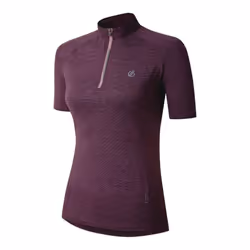 Dare 2B Womens/Ladies Pedal II Jersey - 12 UK, Deep Plum
