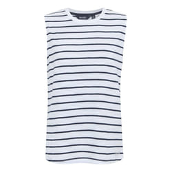 Regatta Womens/Ladies Fariene Striped Sleeveless Top - 18 UK, White/Navy
