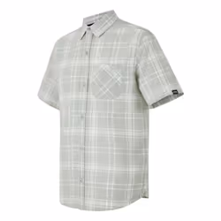 Regatta Mens Loran Checked Shirt - S, Silver Grey
