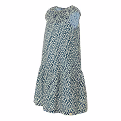 Regatta Girls Orla Kiely Jasmine Flower Sleeveless Dress - 3-4 Years, Blue