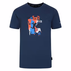 Dare 2B Childrens/Kids Trailblazer II Tidal Wave T-Shirt - 14 Years, Moonlight Denim/Peach Bloom