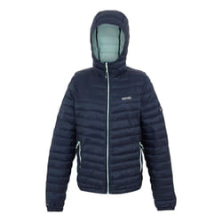 Regatta Womens/Ladies Hurden Padded Jacket - 14 UK, Navy/Icy Morn