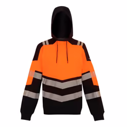 Regatta Mens X-PRO Class 2 High-Vis Hoodie - XL, Black/Orange