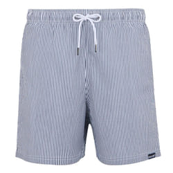 Regatta Mens Loras Stripe Seersucker Swim Shorts - 3XL, Navy