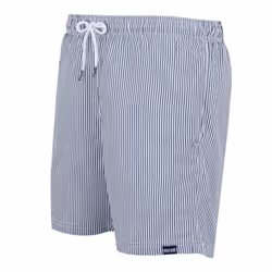 Regatta Mens Loras Stripe Seersucker Swim Shorts - 3XL, Navy