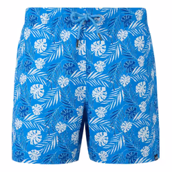 Regatta Mens Loras Leaf Seersucker Swim Shorts - XL, Elysium Blue