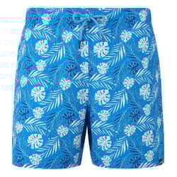 Regatta Mens Loras Leaf Seersucker Swim Shorts - XL, Elysium Blue