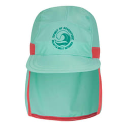 Regatta Childrens/Kids II Neck Protector Cap - 7-10 Years, Aruba Blue/Peach Bloom
