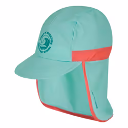 Regatta Childrens/Kids II Neck Protector Cap - 7-10 Years, Aruba Blue/Peach Bloom