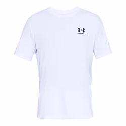 Under Armour Mens Sportstyle Short-Sleeved T-Shirt - S, White/Black