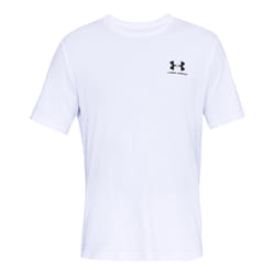 Under Armour Mens Sportstyle Short-Sleeved T-Shirt - S, White/Black