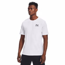 Under Armour Mens Sportstyle Short-Sleeved T-Shirt - S, White/Black