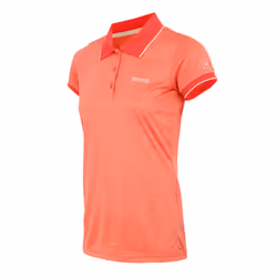 Regatta Womens/Ladies Remex II Polo Neck T-Shirt - 14 UK, Peach Bloom
