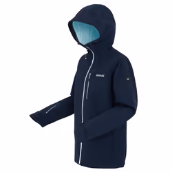 Regatta Womens/Ladies Birchdale II Waterproof Jacket - 10 UK, Navy/Icy Morn