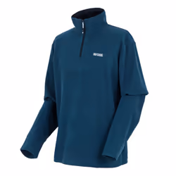 Regatta Great Outdoors Mens Thompson Half Zip Fleece Top - XL, Moonlight Denim/Navy