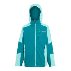 Regatta Childrens/Kids Calderdale II Waterproof Jacket - 3-4 Years, Exotic Plume/Aruba Blue