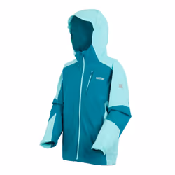 Regatta Childrens/Kids Calderdale II Waterproof Jacket - 3-4 Years, Exotic Plume/Aruba Blue