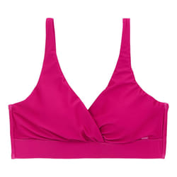 Regatta Womens/Ladies Paloma Plain Bikini Top - 12 UK, Pink Fusion