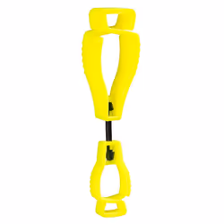 Portwest Metal Free Glove Clip (Pack of 40) - One Size, Yellow