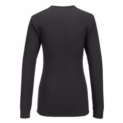 Portwest Womens/Ladies Thermal Long-Sleeved T-Shirt - L, Black