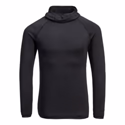 Portwest Unisex Adult Waffle Fleece Hooded Base Layer Top - 3XL, Black