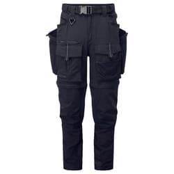 Portwest Mens Ultimate Modular 3 in 1 Trousers - 44R, Black/Yellow