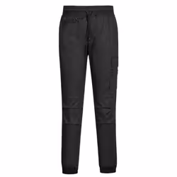 Portwest Mens MeshAir Stretch Chef Jogging Bottoms - 41R, Black