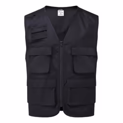 Portwest Unisex Adult Work Safety Vest - M, Black