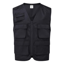 Portwest Unisex Adult Work Safety Vest - 3XL, Black