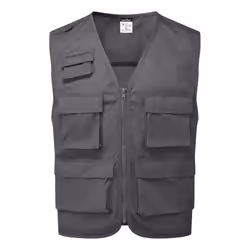 Portwest Unisex Adult Work Safety Vest - S, Metal Grey