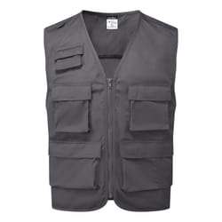 Portwest Unisex Adult Work Safety Vest - S, Metal Grey