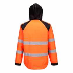 Portwest Unisex Adult WX2 Eco Friendly Hi-Vis Waterproof Jacket - L, Orange/Black