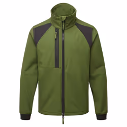 Portwest Mens WX2 Eco 2 Layer Soft Shell Jacket - 3XL, Olive Green