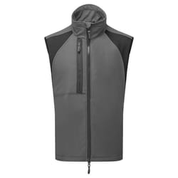 Portwest Mens WX2 Eco 2 Layer Softshell Body Warmer - L, Metal Grey