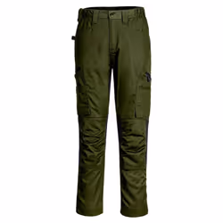 Portwest Mens WX2 Eco Stretch Work Trousers - 38R, Olive Green