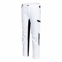Portwest Mens WX2 Eco Stretch Work Trousers - 46R, White