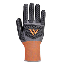 Portwest CT Cut D18 Low Impact Nitrile Safety Gloves - XS, Grey/Black