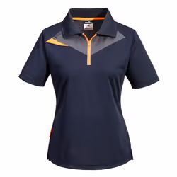 Portwest Womens/Ladies DX4 Short-Sleeved Polo Shirt - L, Dark Navy