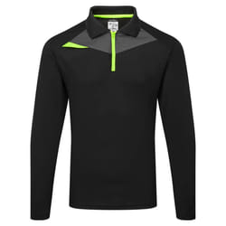 Portwest Mens DX4 Long-Sleeved Polo Shirt - XXL, Black