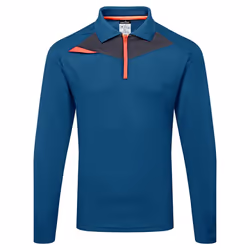 Portwest Mens DX4 Long-Sleeved Polo Shirt - XXL, Metro Blue