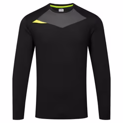 Portwest Mens DX4 Long-Sleeved T-Shirt - L, Black