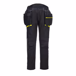 Portwest Mens DX4 Softshell Work Trousers - 32R, Black