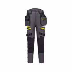 Portwest Womens/Ladies DX4 Detachable Holster Pocket Trousers - 34R, Metal Grey