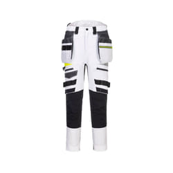 Portwest Womens/Ladies DX4 Detachable Holster Pocket Trousers - 28R, White