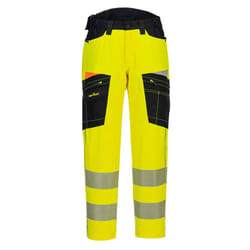 Portwest Mens Service Hi-Vis Work Trousers - 42R, Yellow/Black