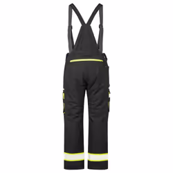 Portwest Mens Work Bib And Brace Trouser - 34R, Black