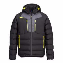 Portwest Mens DX4 Insulated Padded Jacket - S, Black