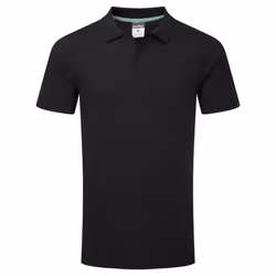 Portwest Mens Organic Cotton Recyclable Polo Shirt - XL, Black